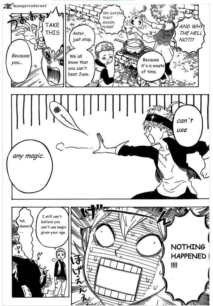 Black Clover Manga Chapter 1 page 11 - The Boy's Vow