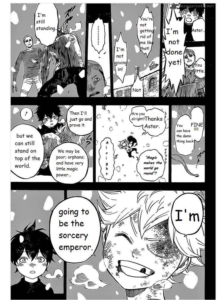 Black Clover Manga Chapter 1 page 40 - The Boy's Vow