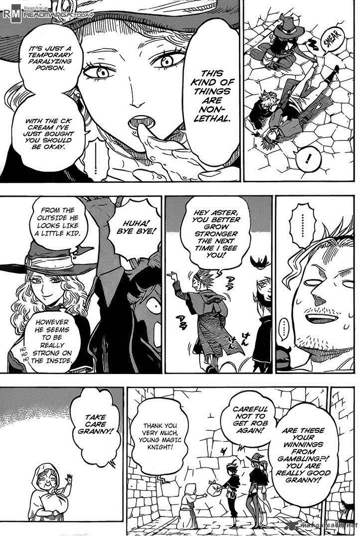 Black Clover Manga Chapter 10 page 16 - What Happened One Day in the Castle Town