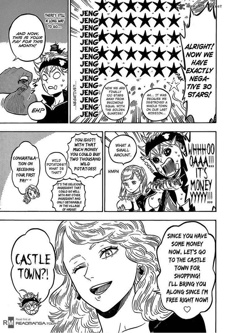 Black Clover Manga Chapter 10 page 3 - What Happened One Day in the Castle Town