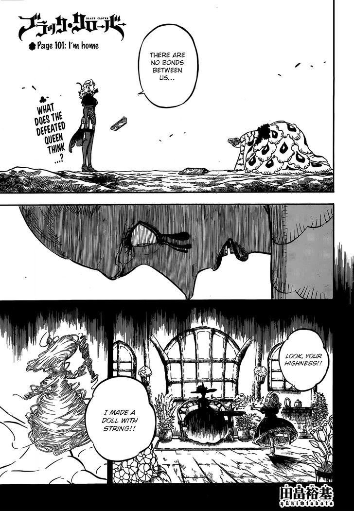 Black Clover Manga Chapter 101 page 1 - I'm Home