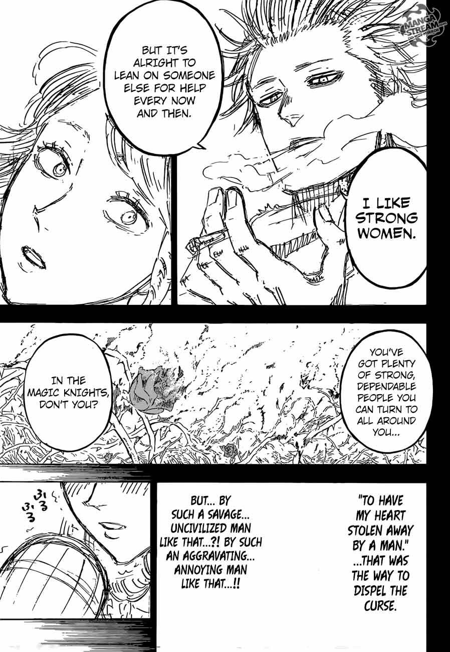 Black Clover Manga Chapter 104 page 15 - The Briar Maiden's Melancholy