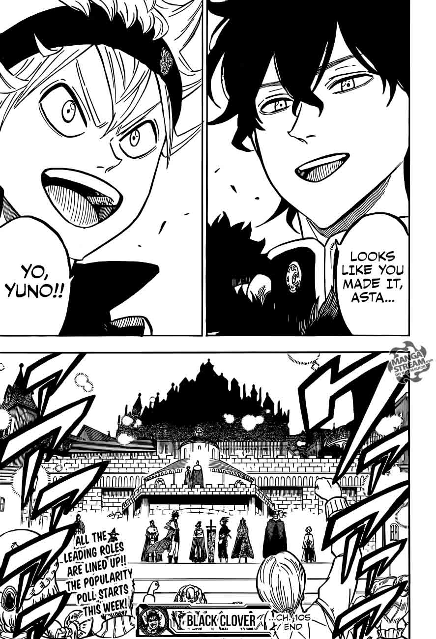 Black Clover Manga Chapter 105 page 18 - Two New Stars