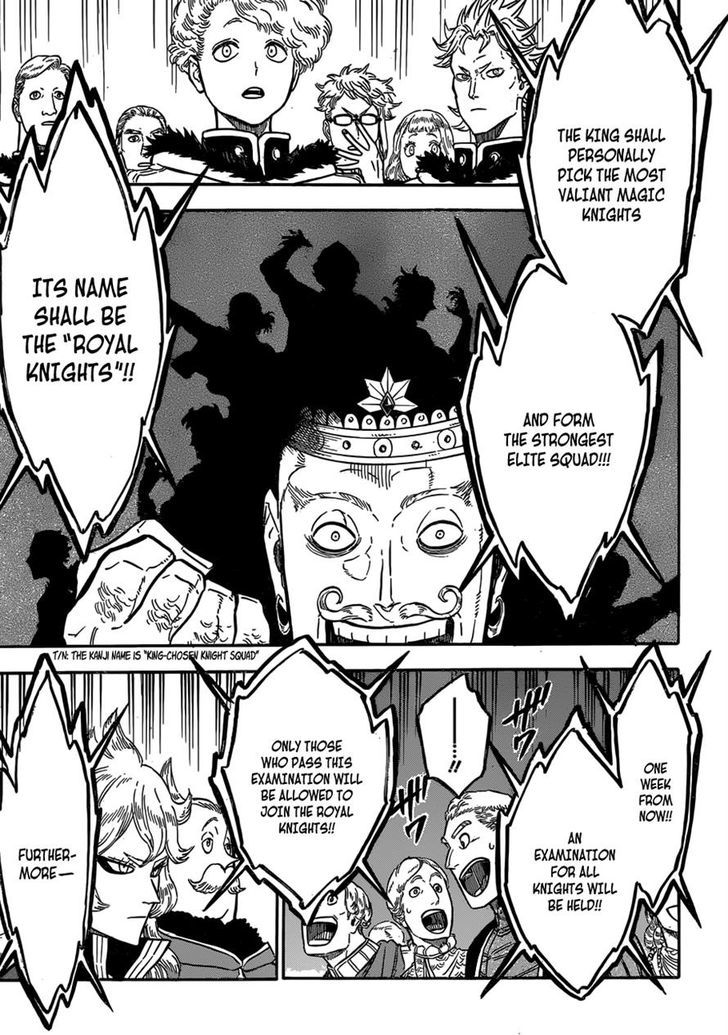 Black Clover Manga Chapter 107 page 7 - The King of the Clover Kingdom
