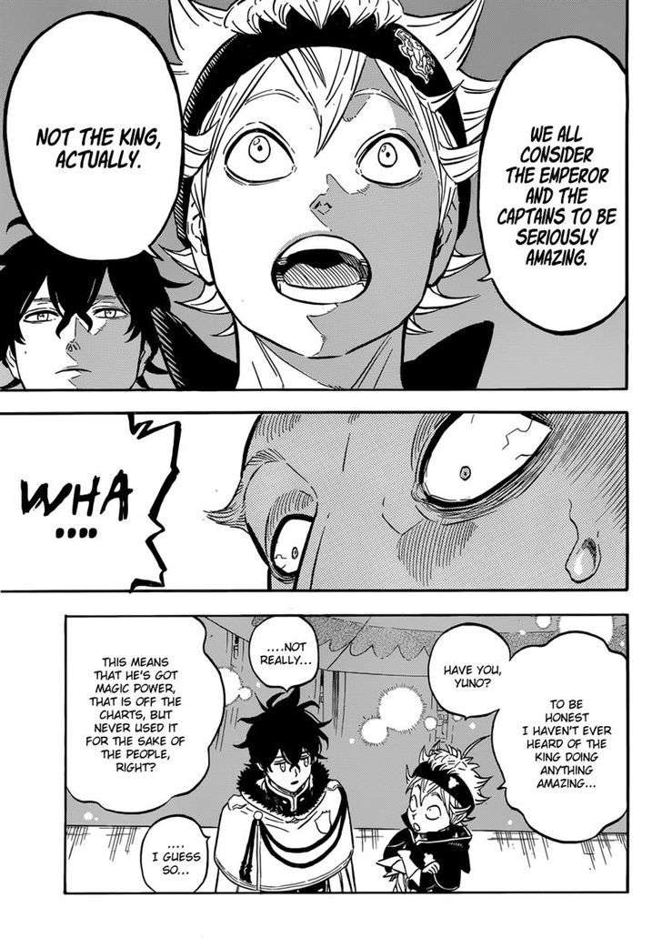 Black Clover Manga Chapter 107 page 9 - The King of the Clover Kingdom