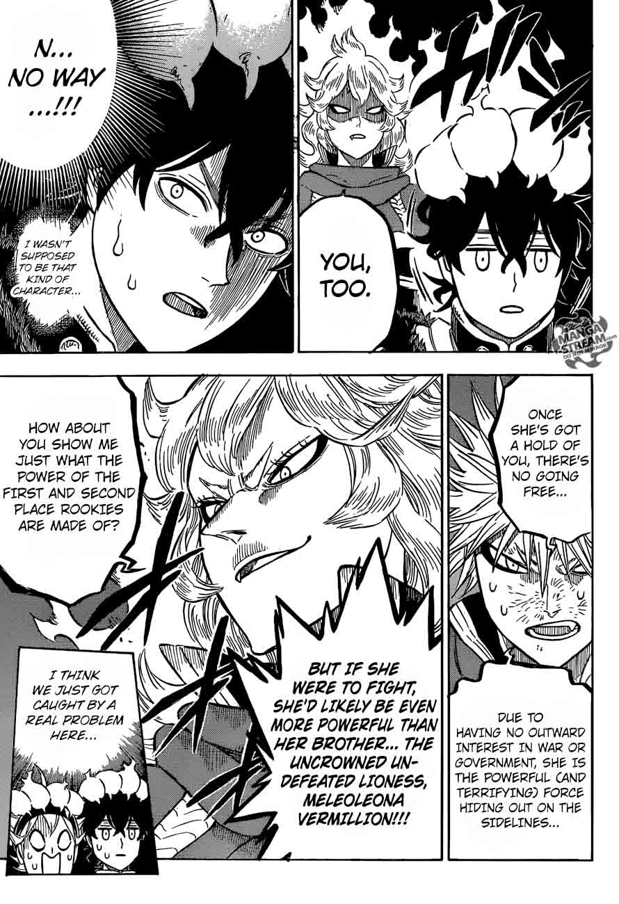 Black Clover Manga Chapter 108 page 9 - The Uncrowned, Undefeated Lioness