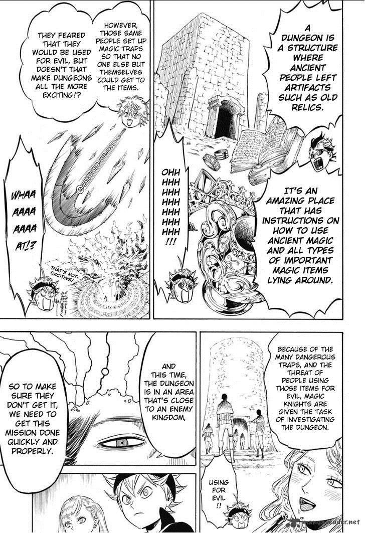Black Clover Manga Chapter 11 page 5 - Dungeon