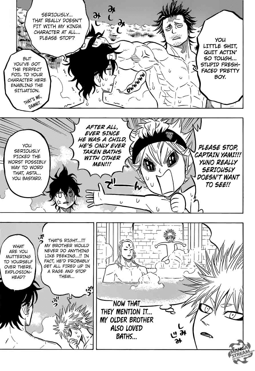 Black Clover Manga Chapter 111 page 14 - Taking a Bath