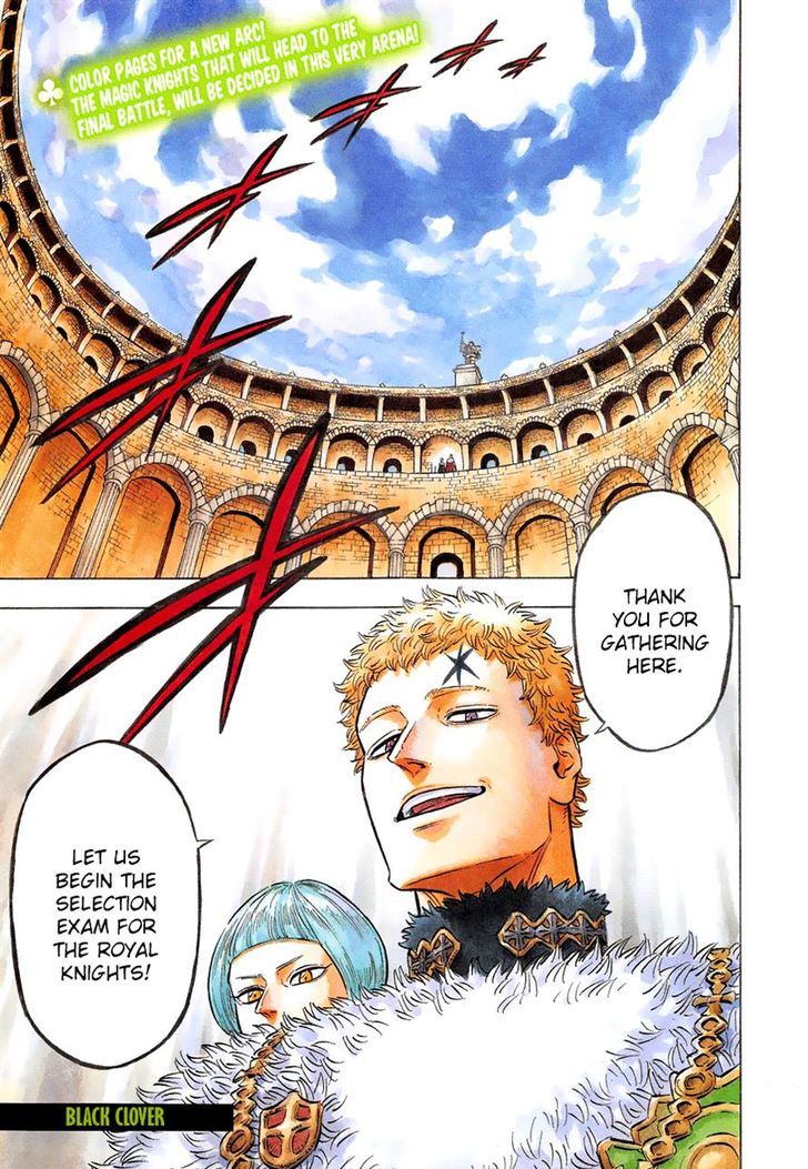 Black Clover Manga Chapter 112 page 2 - Royal Knights Selection Exam