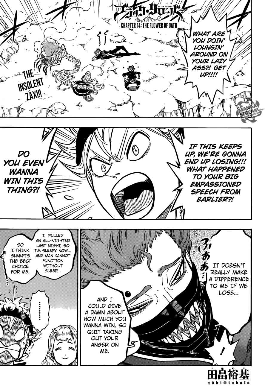 Black Clover Manga Chapter 114 page 1 - Flower of Resolution