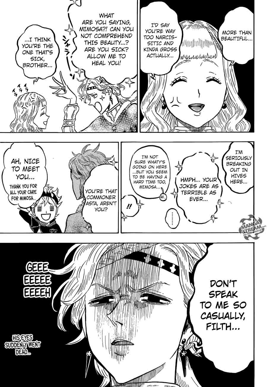 Black Clover Manga Chapter 116 page 3 - Coral Peacock's Vice-Captain
