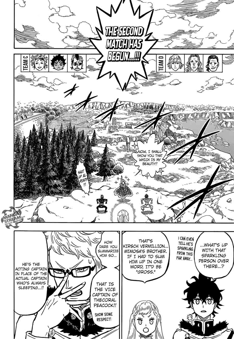 Black Clover Manga Chapter 116 page 6 - Coral Peacock's Vice-Captain
