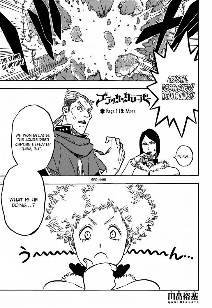 Black Clover Manga Chapter 119 page 1 - More