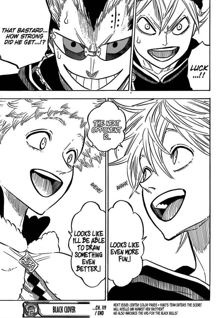 Black Clover Manga Chapter 119 page 16 - More