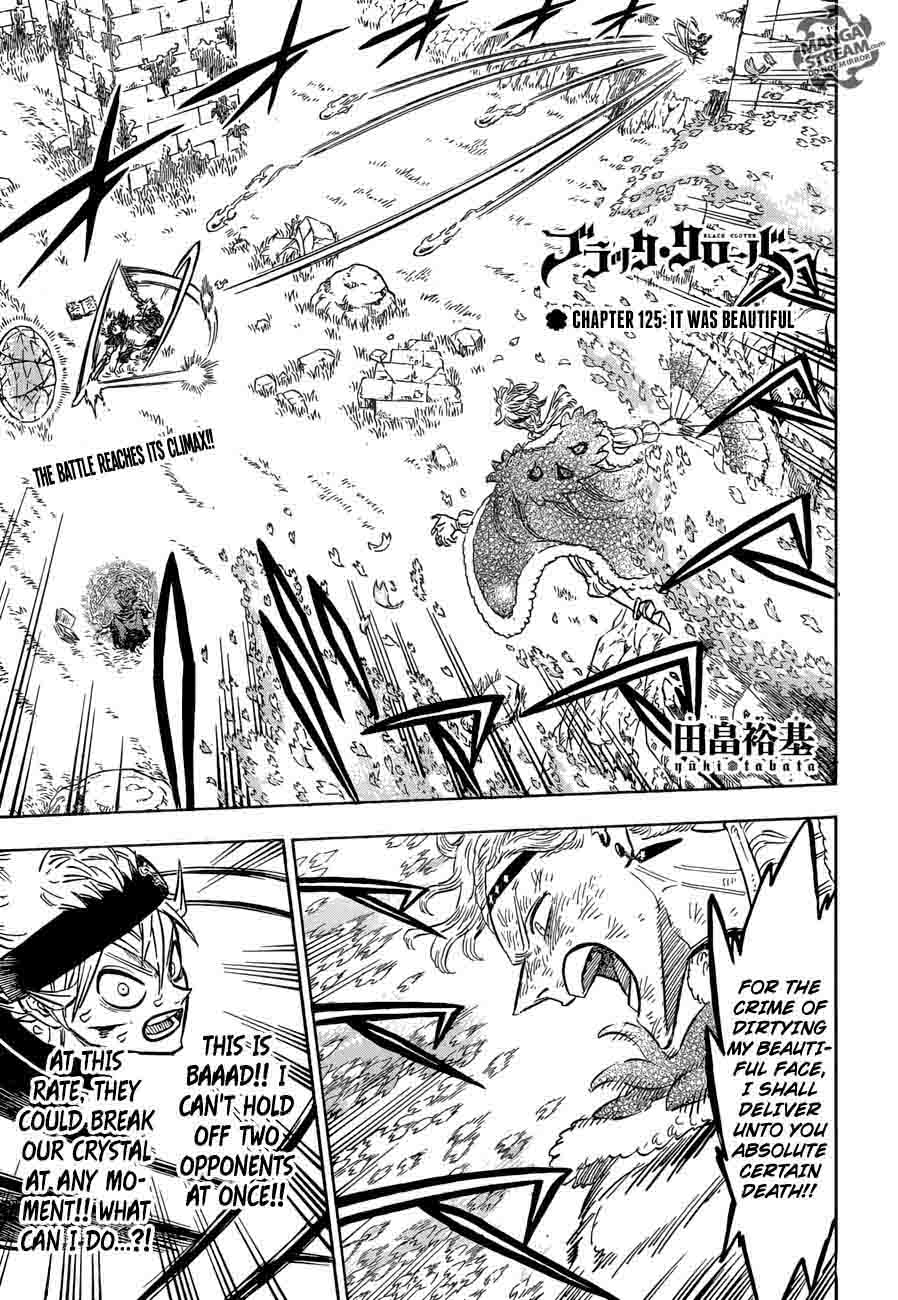 Black Clover Manga Chapter 125 page 1 - It Was Beautiful