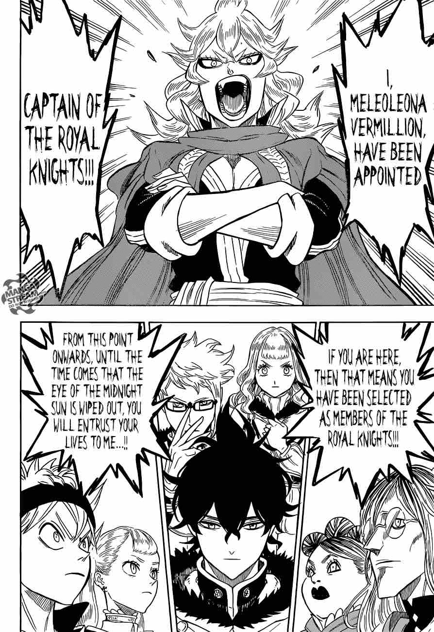 Black Clover Manga Chapter 133 page 17 - Formation of the Royal Knights