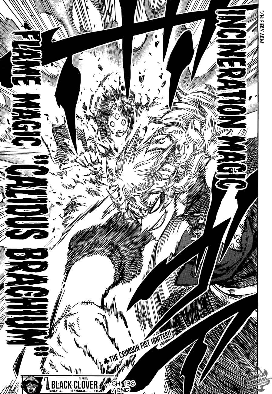 Black Clover Manga Chapter 136 page 17 - Advancing in Surging Waves