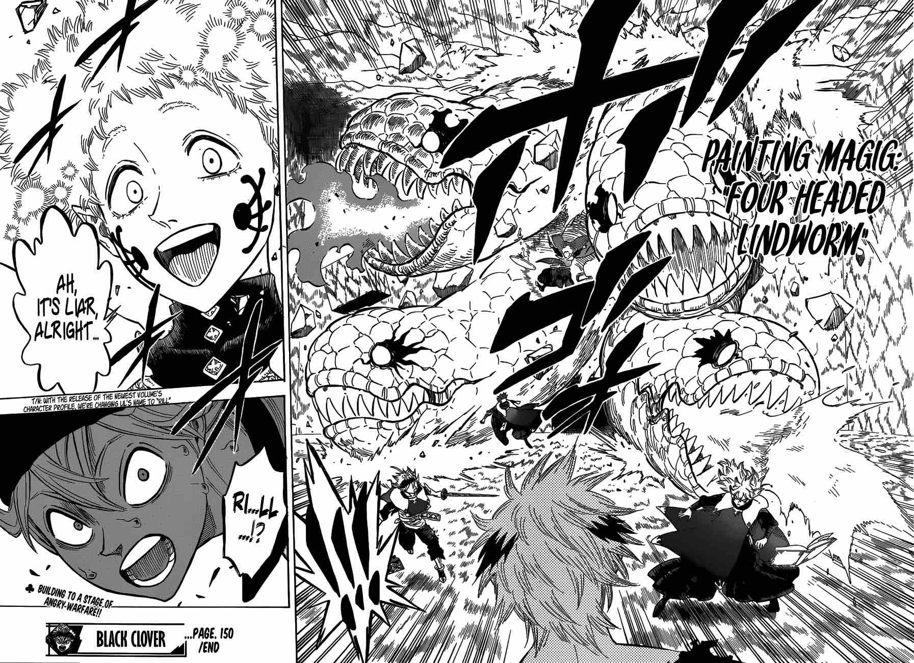 Black Clover Manga Chapter 150 page 14 - Collapse
