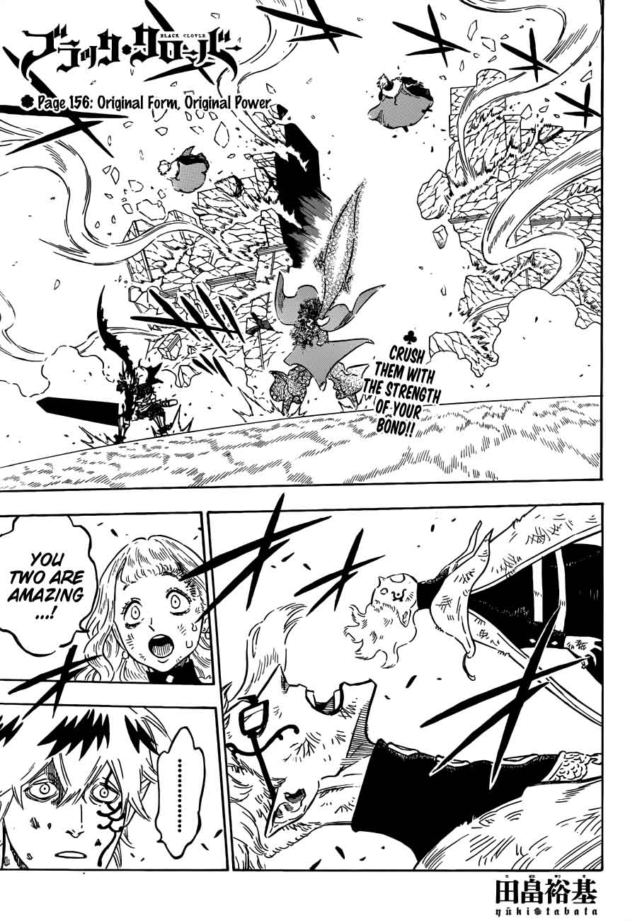 Black Clover Manga Chapter 156 page 1 - True Form, True Power