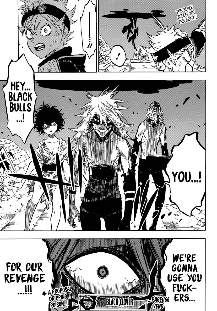 Black Clover Manga Chapter 166 page 15 - The Resurrected Avenger