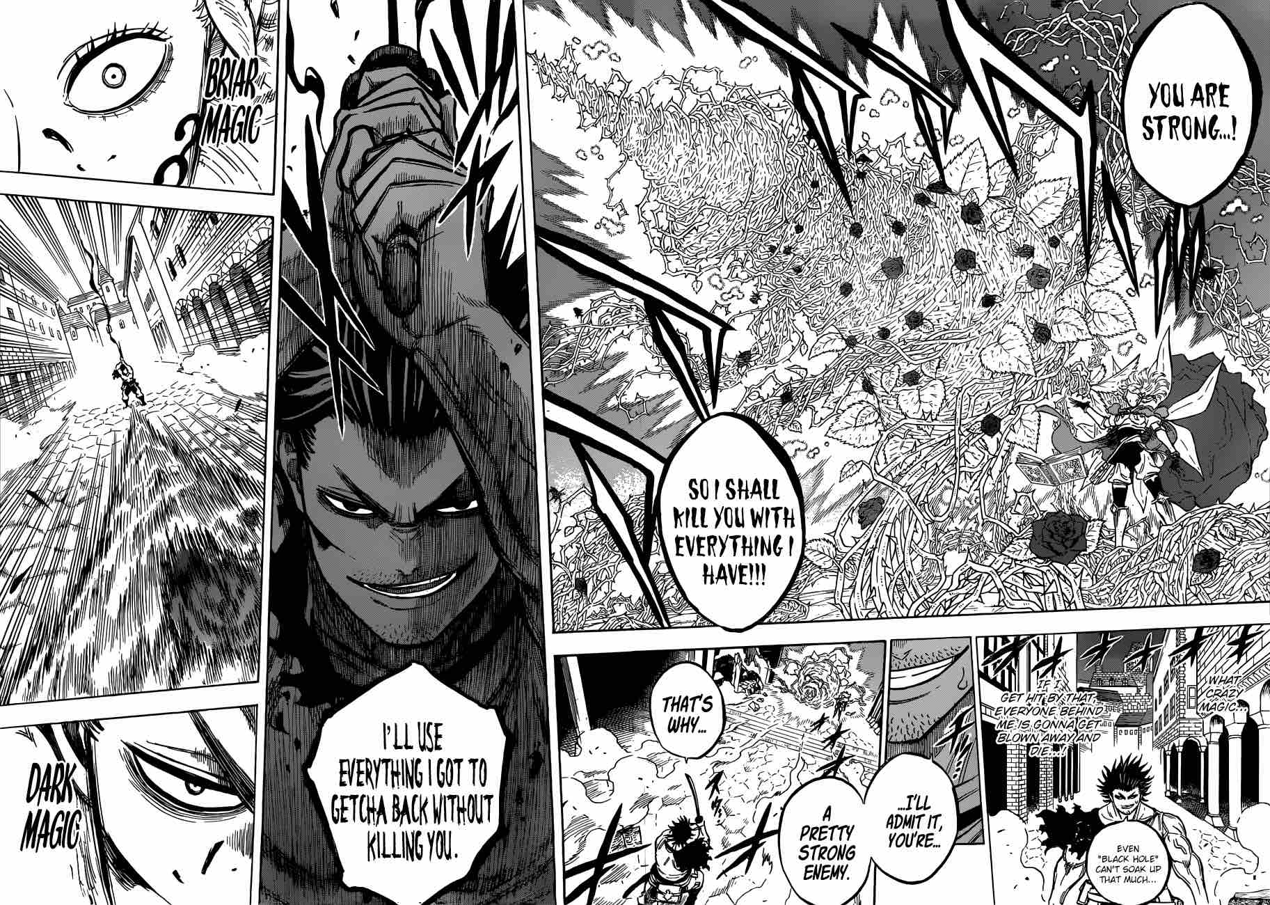 Black Clover Manga Chapter 169 page 12 - The Black Bulls Captain vs. the Crimson Wild Rose