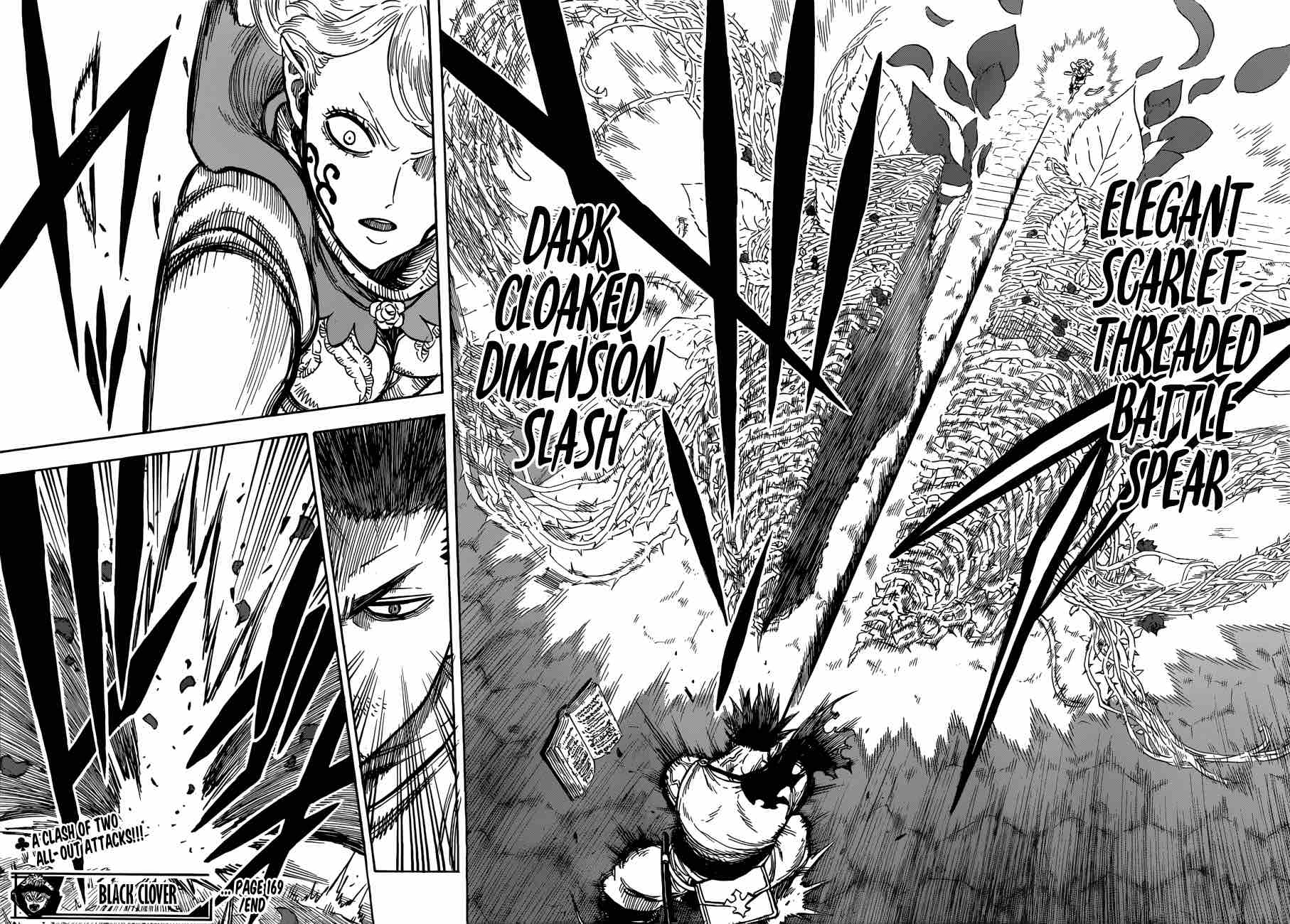 Black Clover Manga Chapter 169 page 13 - The Black Bulls Captain vs. the Crimson Wild Rose