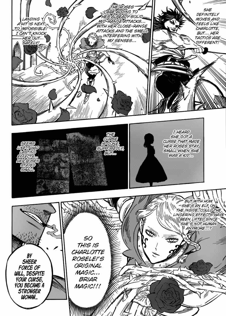 Black Clover Manga Chapter 169 page 4 - The Black Bulls Captain vs. the Crimson Wild Rose