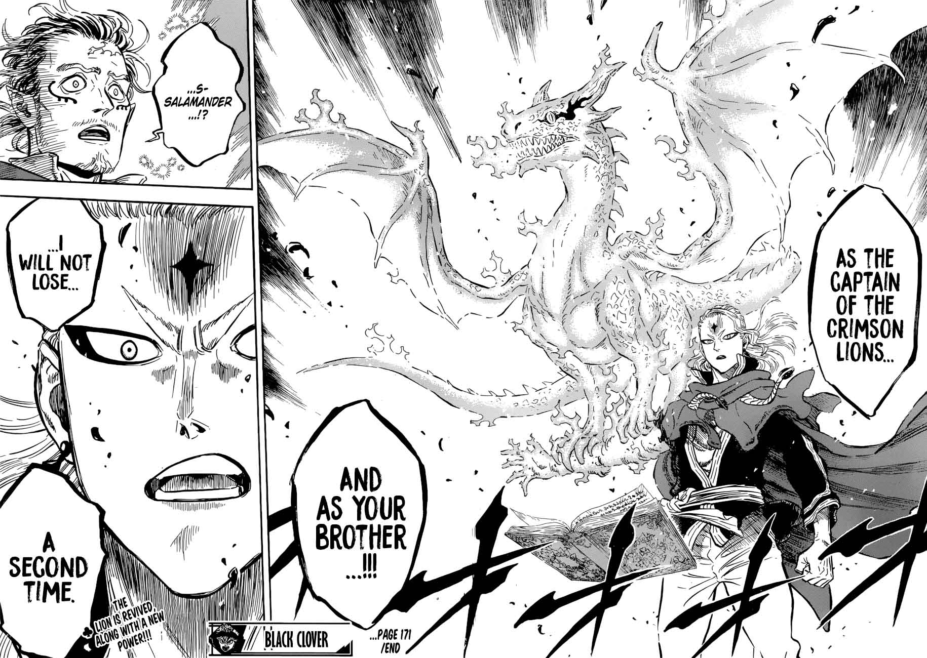 Black Clover Manga Chapter 171 page 15 - The Sleeping Lion