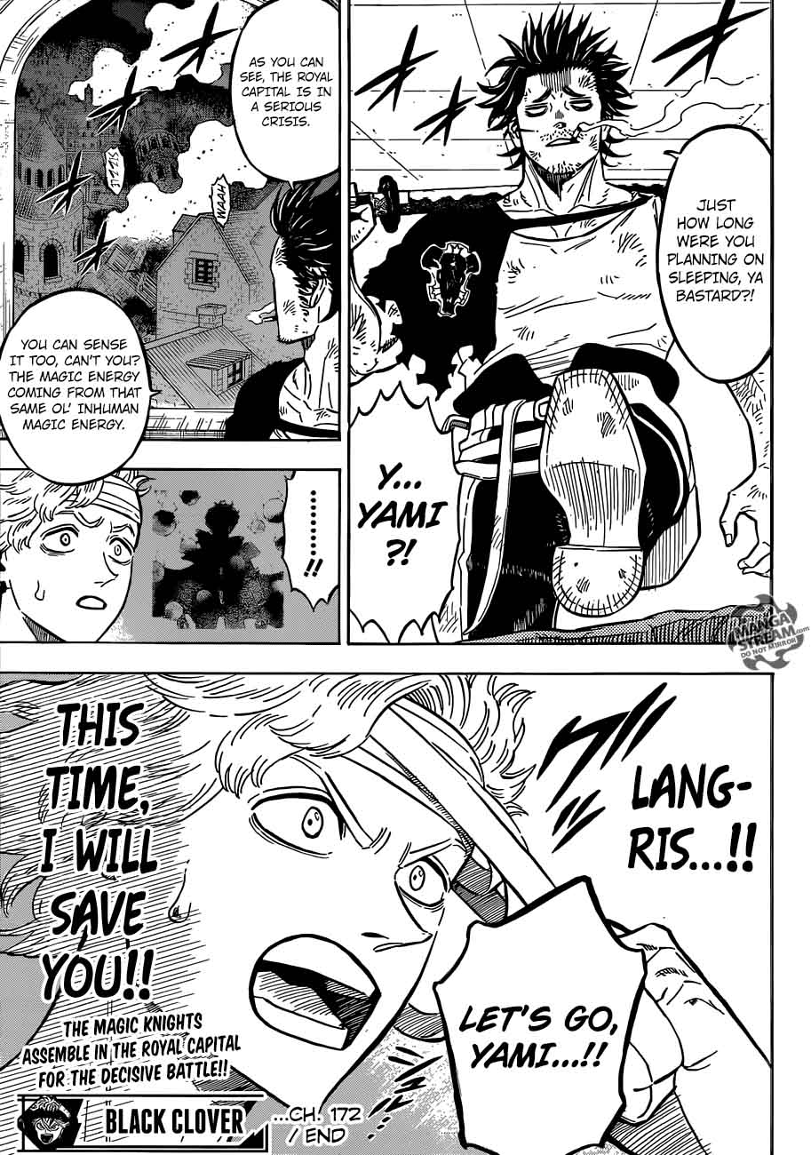 Black Clover Manga Chapter 172 page 14 - Rebirth