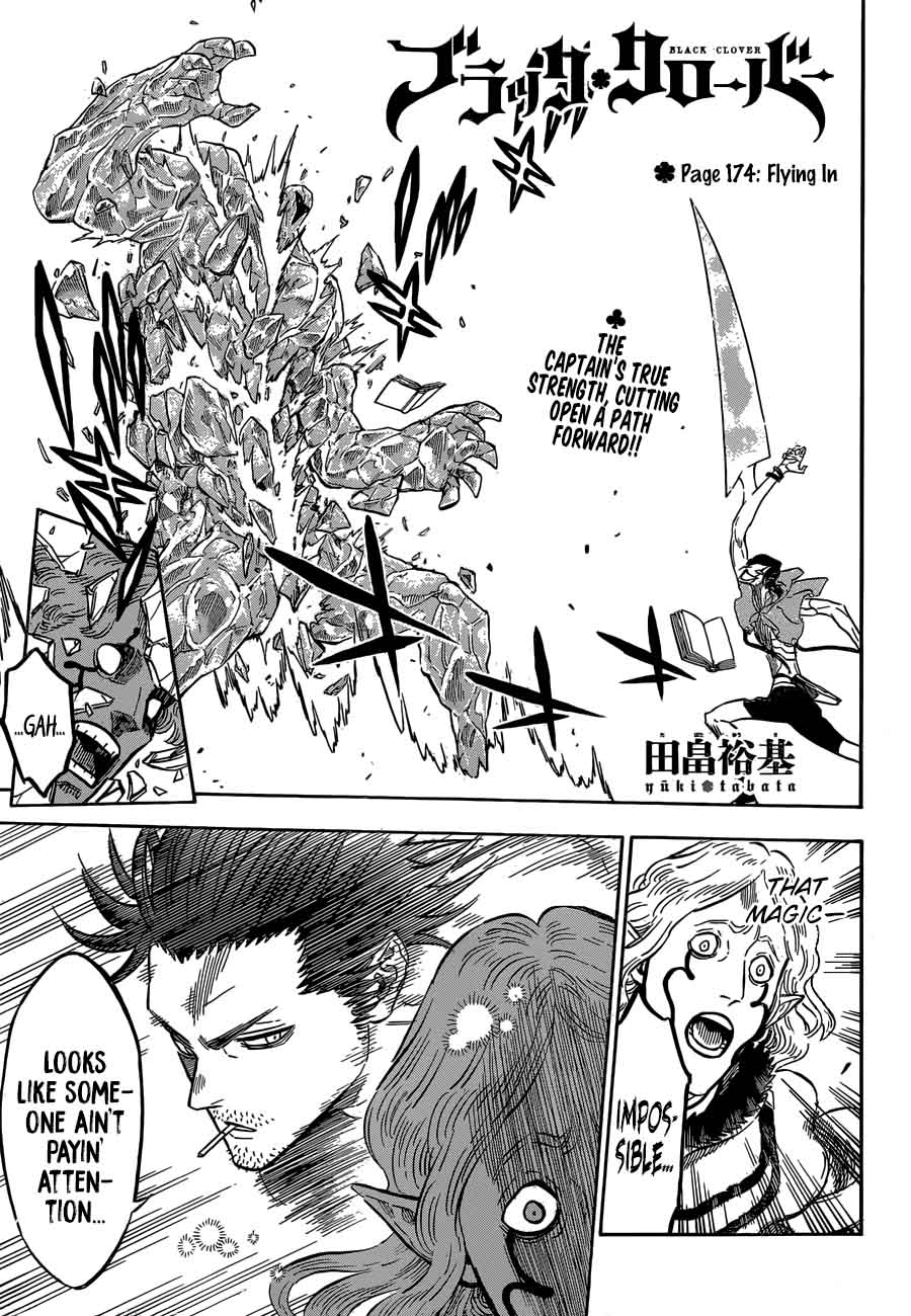 Black Clover Manga Chapter 174 page 1 - Flying In
