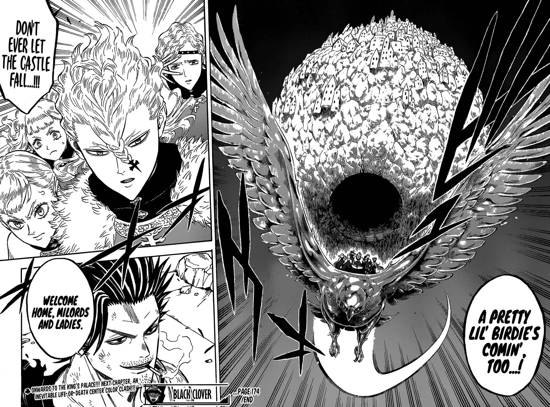 Black Clover Manga Chapter 174 page 15 - Flying In