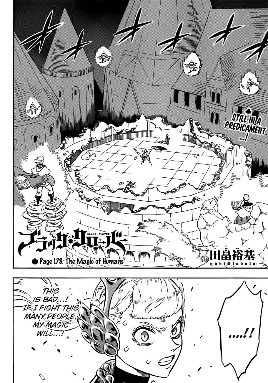 Black Clover Manga Chapter 178 page 2 - Human Magic