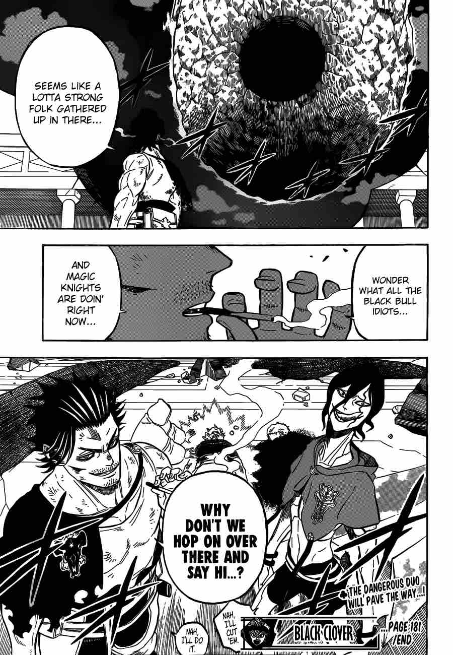 Black Clover Manga Chapter 181 page 14 - Spatial Mage Brothers