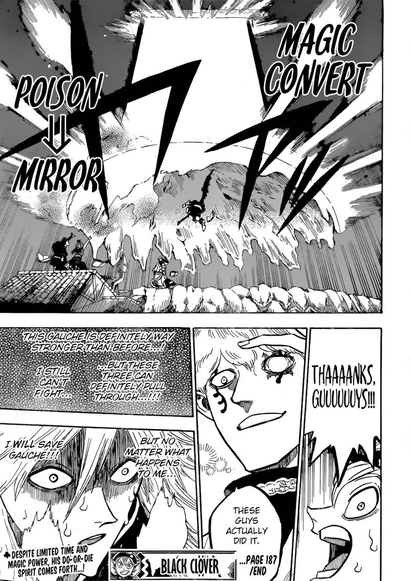 Black Clover Manga Chapter 187 page 13 - Battle in the Space Between Heaven and Earth