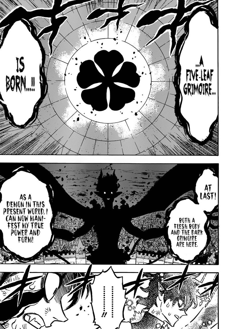 Black Clover Manga Chapter 198 page 5 - The Five-Leaf Grimoire