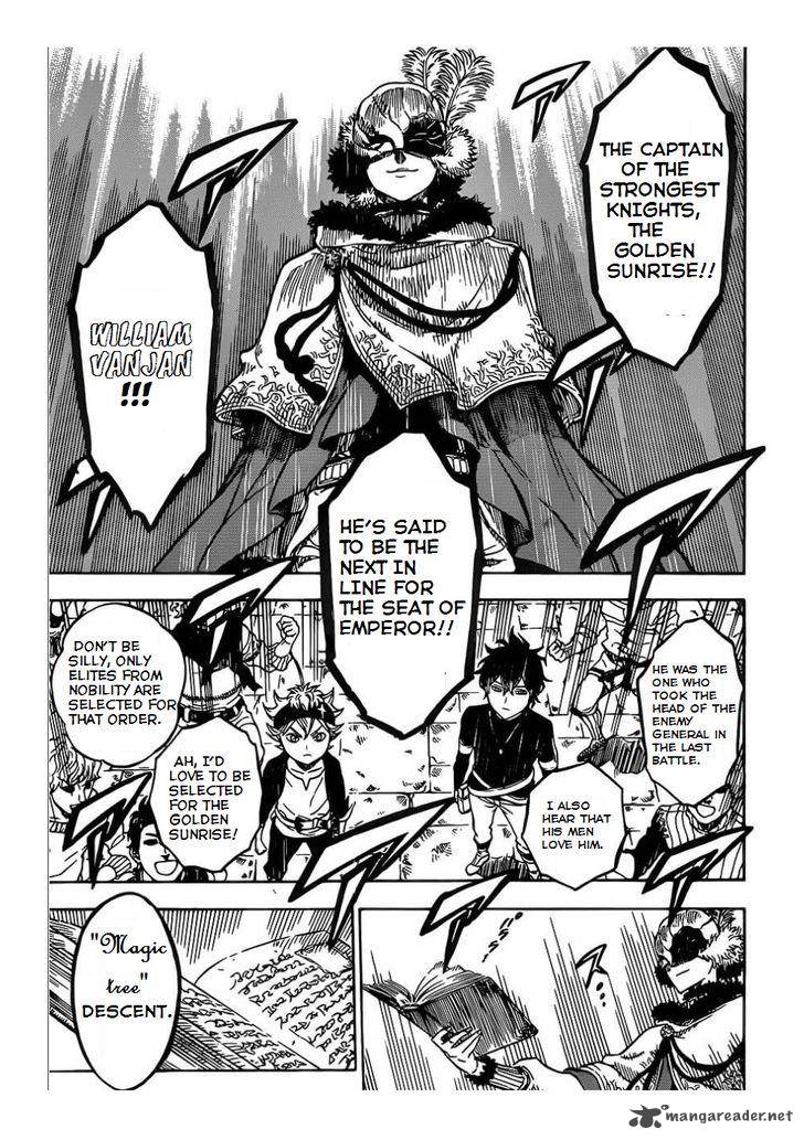 Black Clover Manga Chapter 2 page 11 - The Magic Knights Entrance Exam