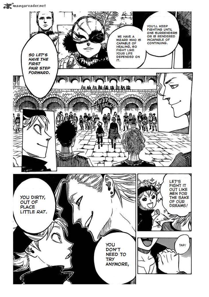 Black Clover Manga Chapter 2 page 19 - The Magic Knights Entrance Exam