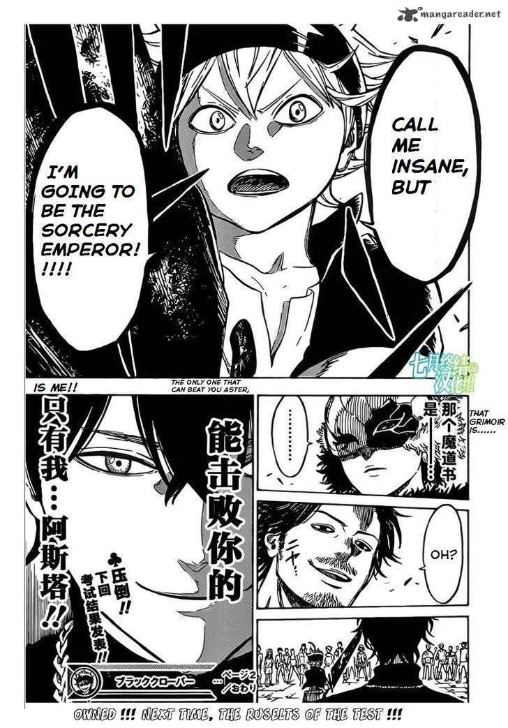 Black Clover Manga Chapter 2 page 25 - The Magic Knights Entrance Exam