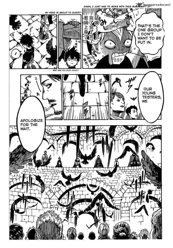 Black Clover Manga Chapter 2 page 9 - The Magic Knights Entrance Exam