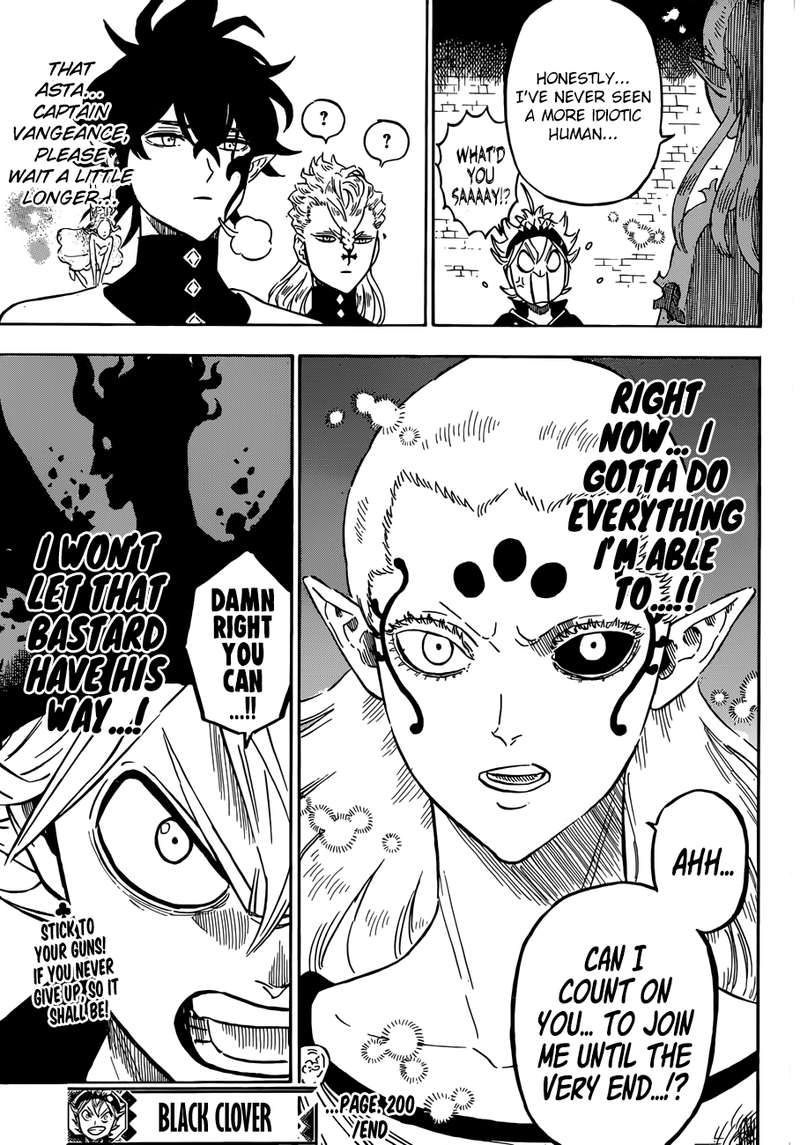 Black Clover Manga Chapter 200 page 18 - World of Light