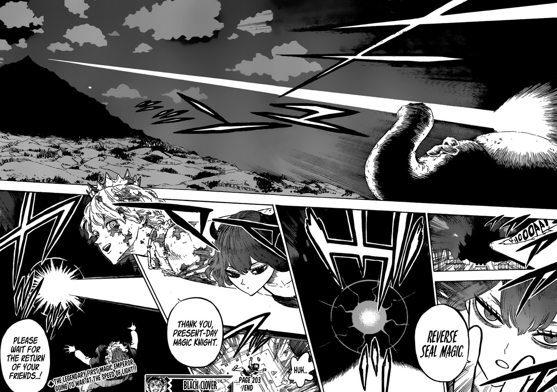 Black Clover Manga Chapter 203 page 13 - Breaking the Seal