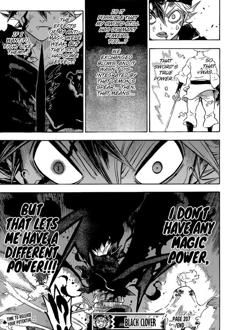 Black Clover Manga Chapter 207 page 15 - Ultimate Magic