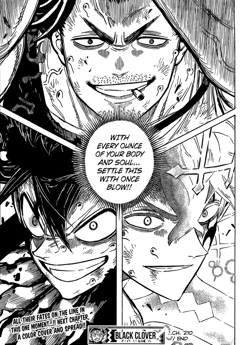 Black Clover Manga Chapter 210 page 15 - On the Brink