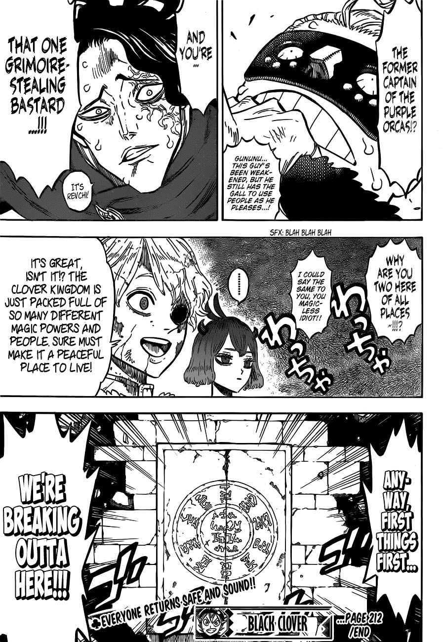 Black Clover Manga Chapter 212 page 15 - Destiny's End