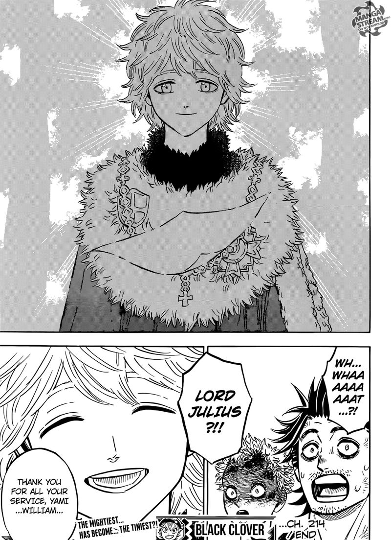 Black Clover Manga Chapter 214 page 15 - Dawn