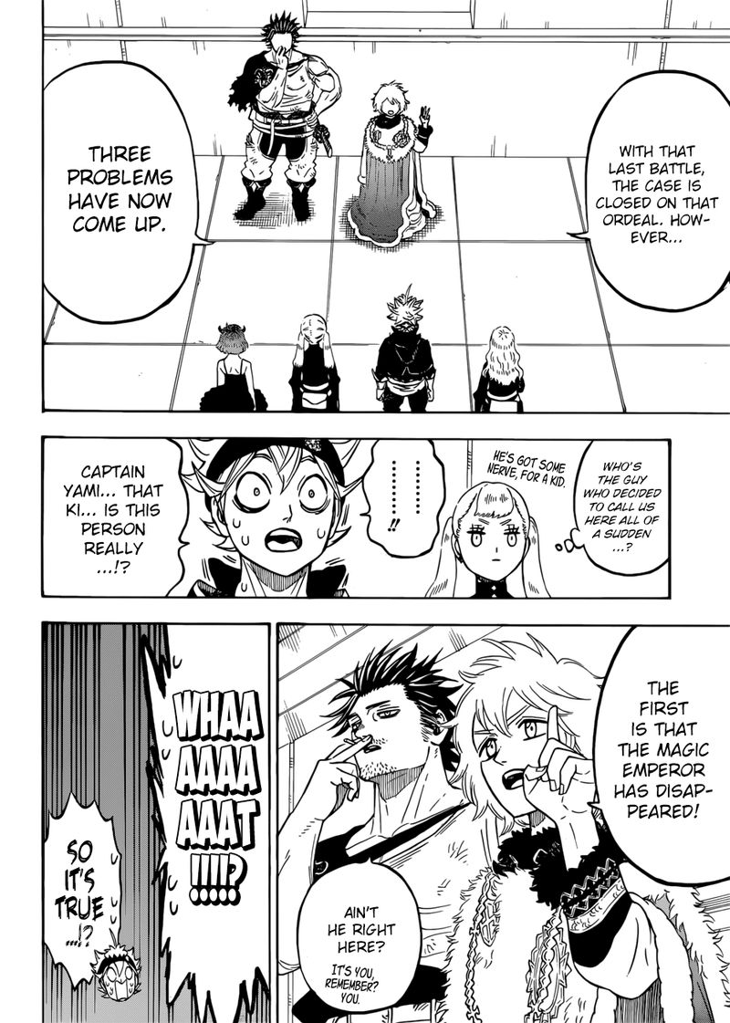 Black Clover Manga Chapter 215 page 6 - Three Problems