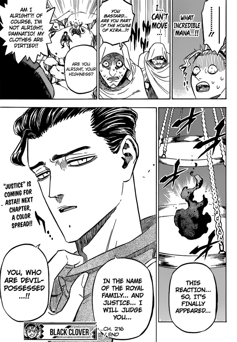 Black Clover Manga Chapter 216 page 15 - Power Balance