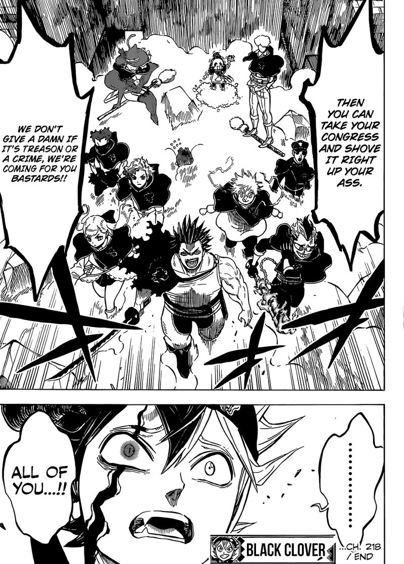 Black Clover Manga Chapter 218 page 14 - The Worst of the Worst