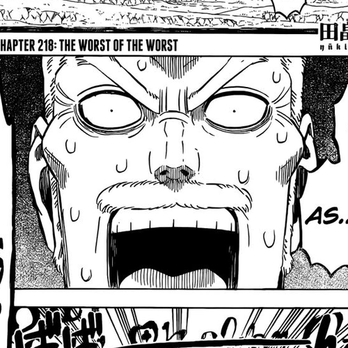 Black Clover Manga Chapter 218 (The Worst of the Worst) cover