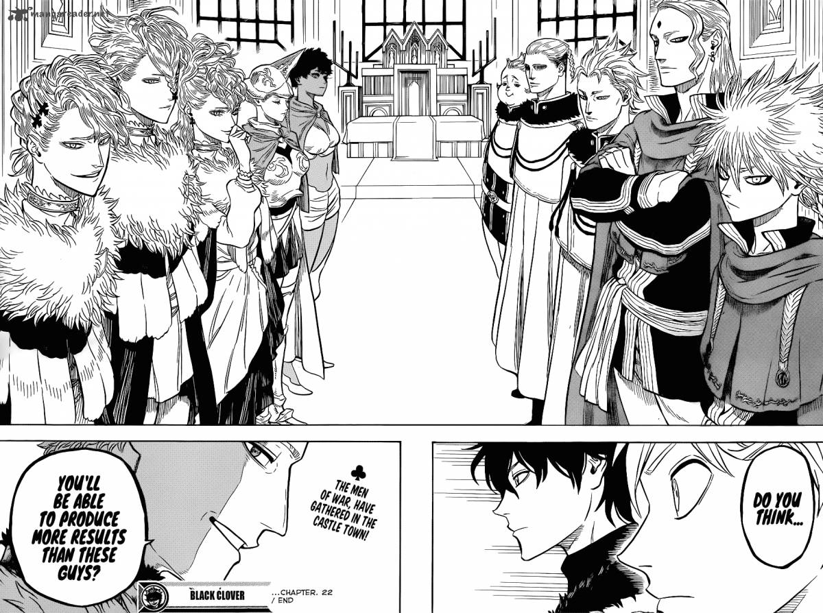 Black Clover Manga Chapter 22 page 18 - Royal Capital Gathering